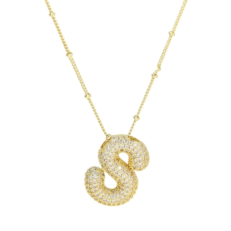 Minimalist Letter 304 Stainless Steel Pendant Necklace