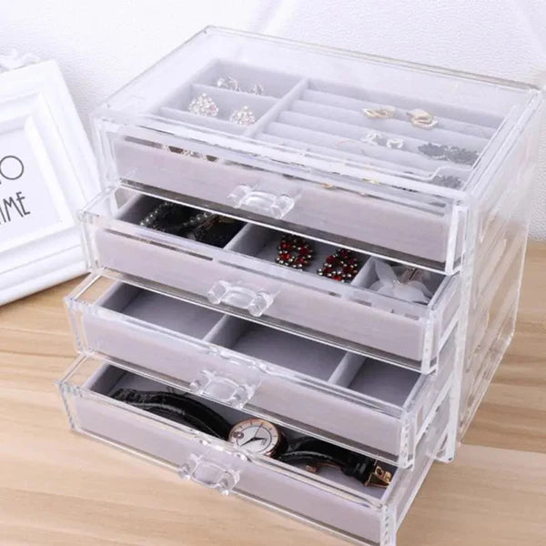 Multilayer Plush Jewelery Organizer