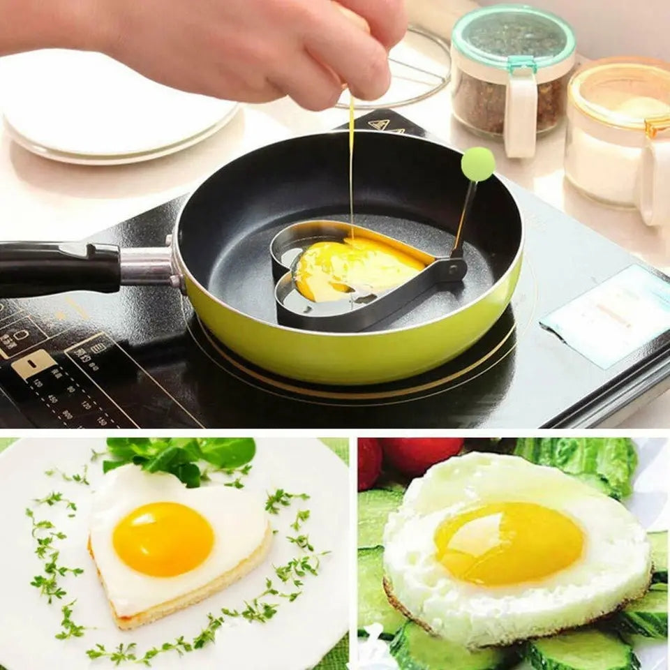 PACK OF 4 DIFFERENT SHAPE EGG MOLDS