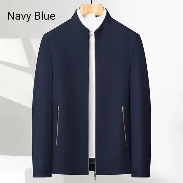 👑Fliwos® Men's Standing Collar Zipper Casual Jacket