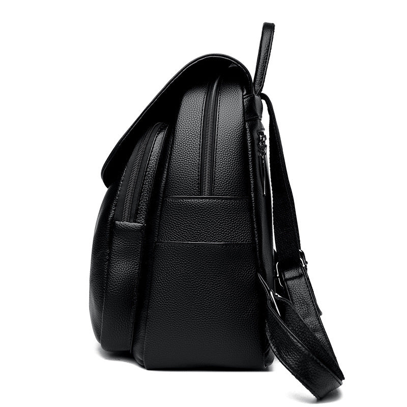 Textured Large Capacity  Women's Backpack