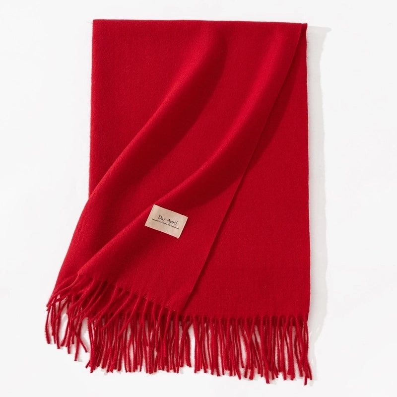 Scarf Winter Warm Windproof Shawl Women's High-end  Women's Cashmere Scarf