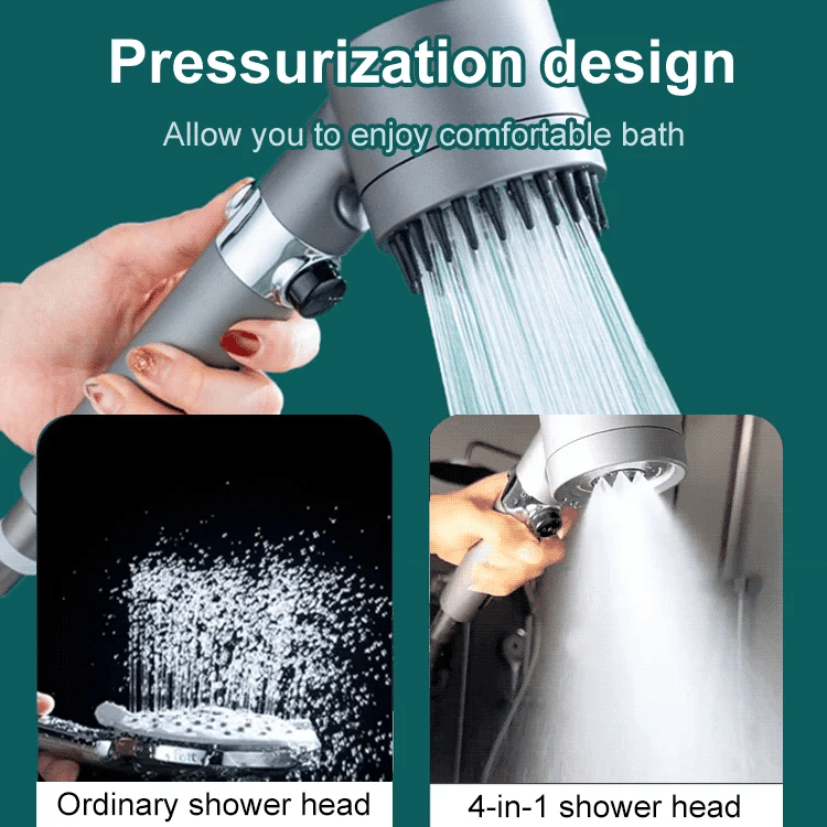 German massage multifunctional one-button adjustment shower head(🔥🔥lowest price ever🔥🔥)