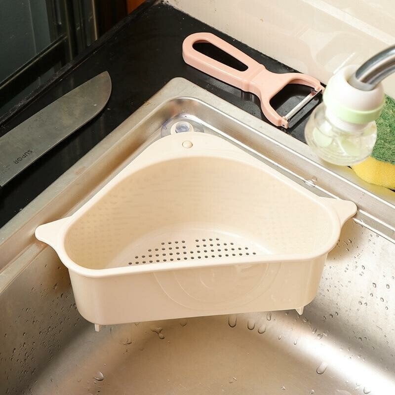 Triangle Storage Holder Multifunctional Drain Shelf