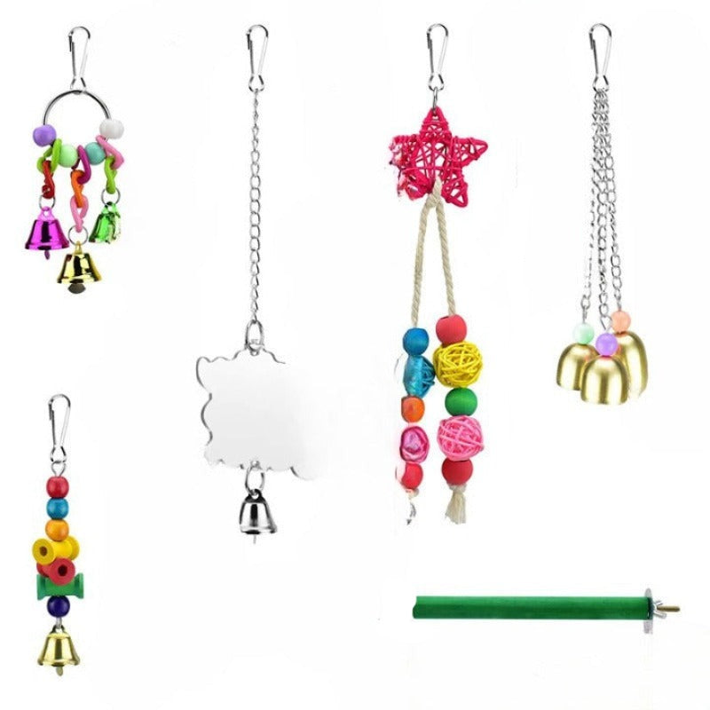 8Pcs Pet Bird Toy