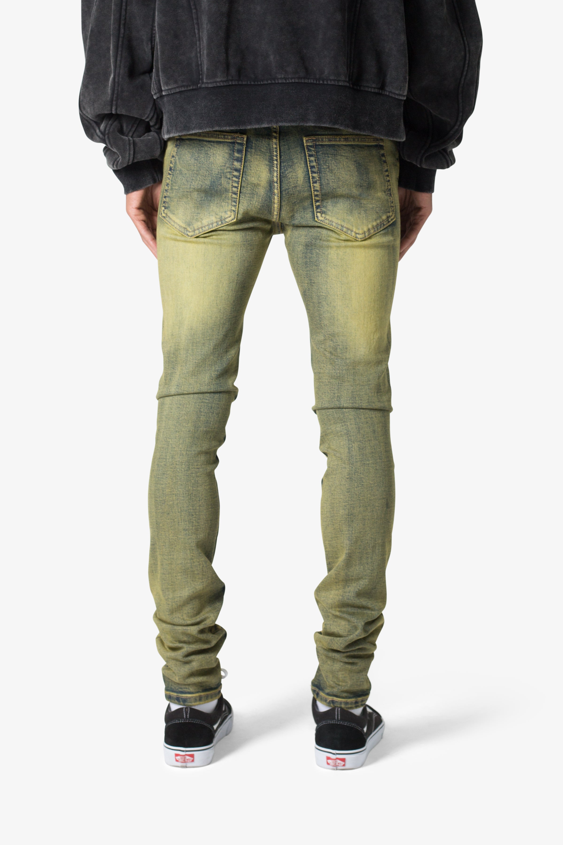 X609 Algae Skinny Denim - Green