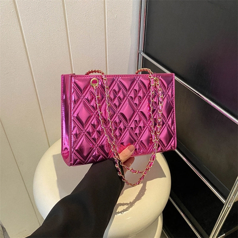 Women's Small All Seasons Pu Leather Streetwear Square Bag