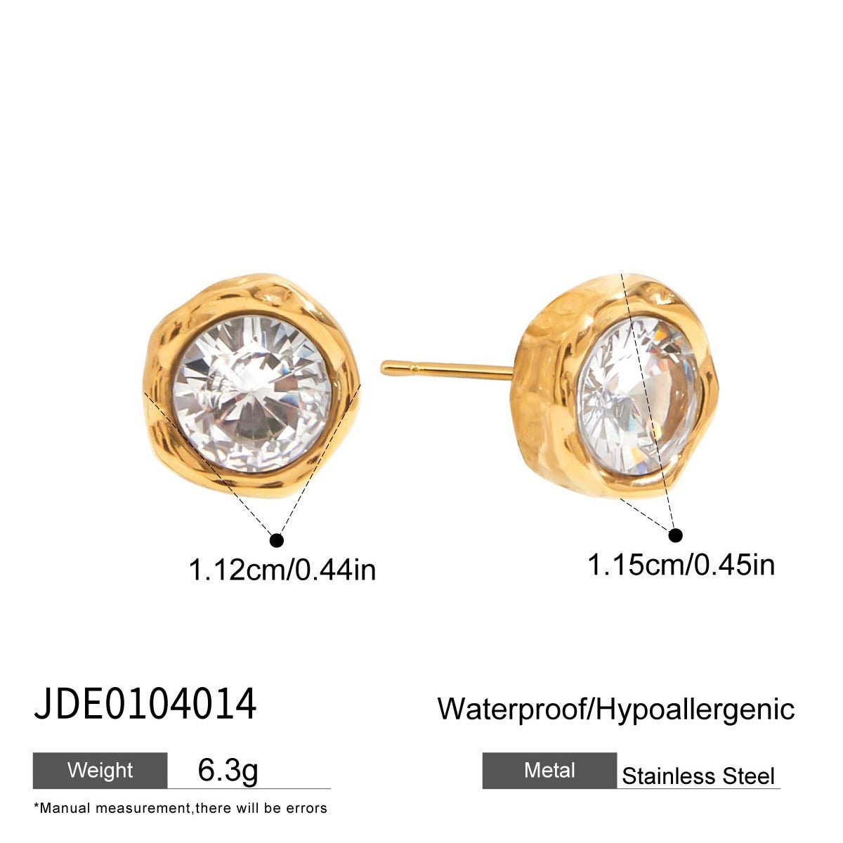 Stainless Steel Earrings Titanium Steel Earrings Popular Female Earrings
