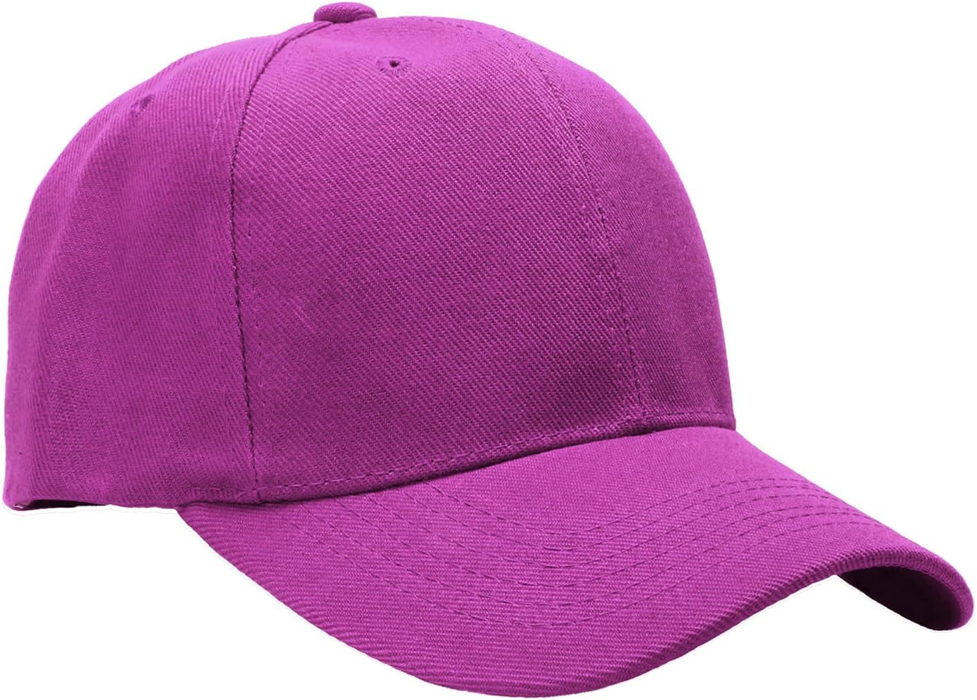 Falari Wholesale Bulk Lot 12-Pack Baseball Cap Adjustable Size Plain Blank Solid Color
