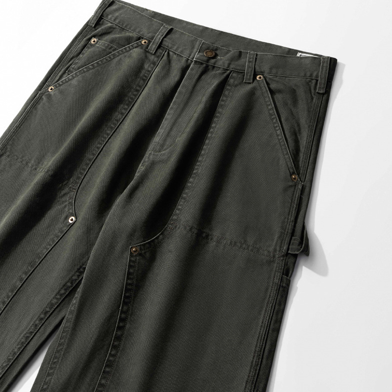 Men's Casual Striped Canvas Cargo Pants