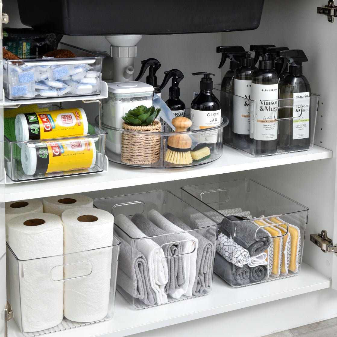 Pantry / Fridge Clear Storage Tub - Large