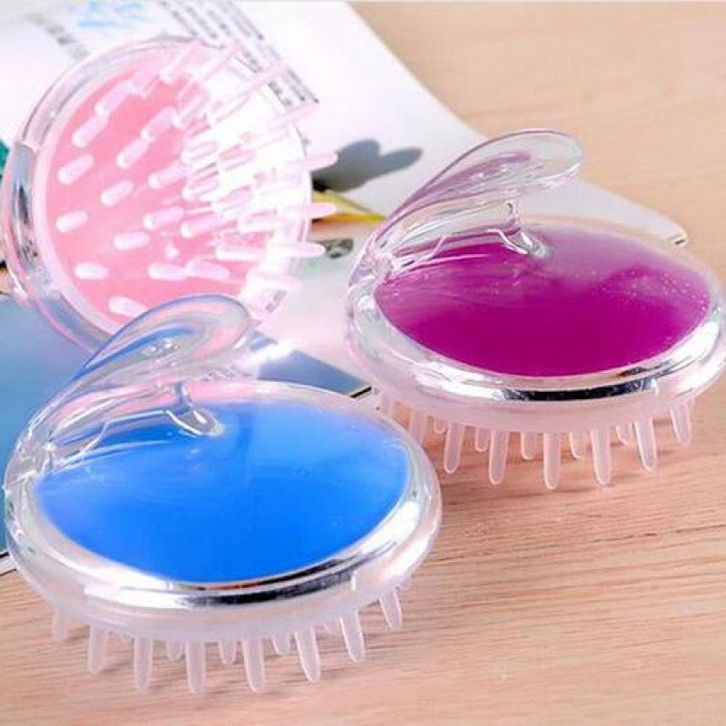 Shampoo Scalp Massage Brush Silicone