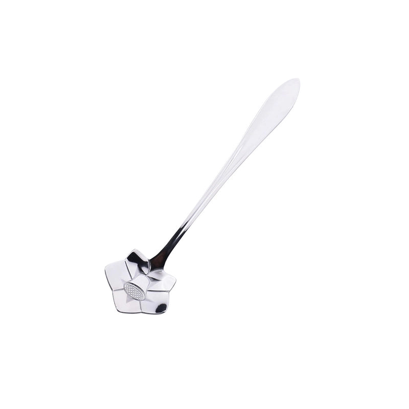 Vacation Flower Stainless Steel Spoon 1 Piece 1 Set
