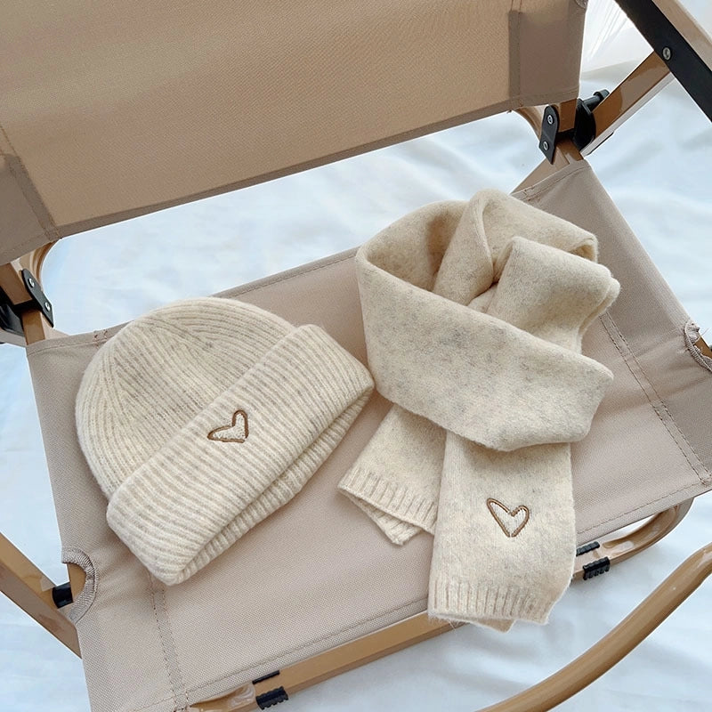 Kid's Cute Sweet Solid Color Wool Cap