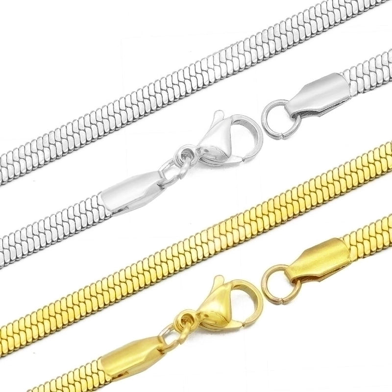 Minimalist Classic Style Geometric 201 Stainless Steel 18K Gold Plated Plating Necklace