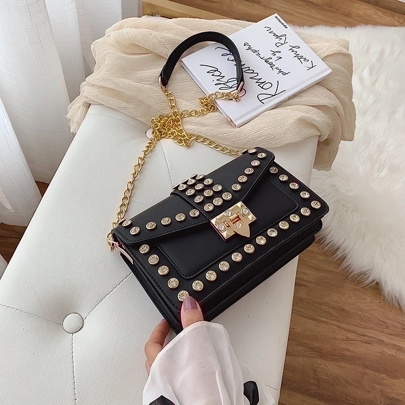 Small Pu Leather Square Bag Crossbody Bag Shoulder Bag
