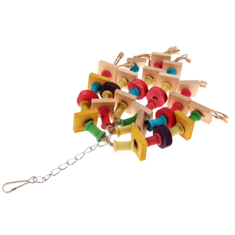 Bird Block Knot Chewing Toy
