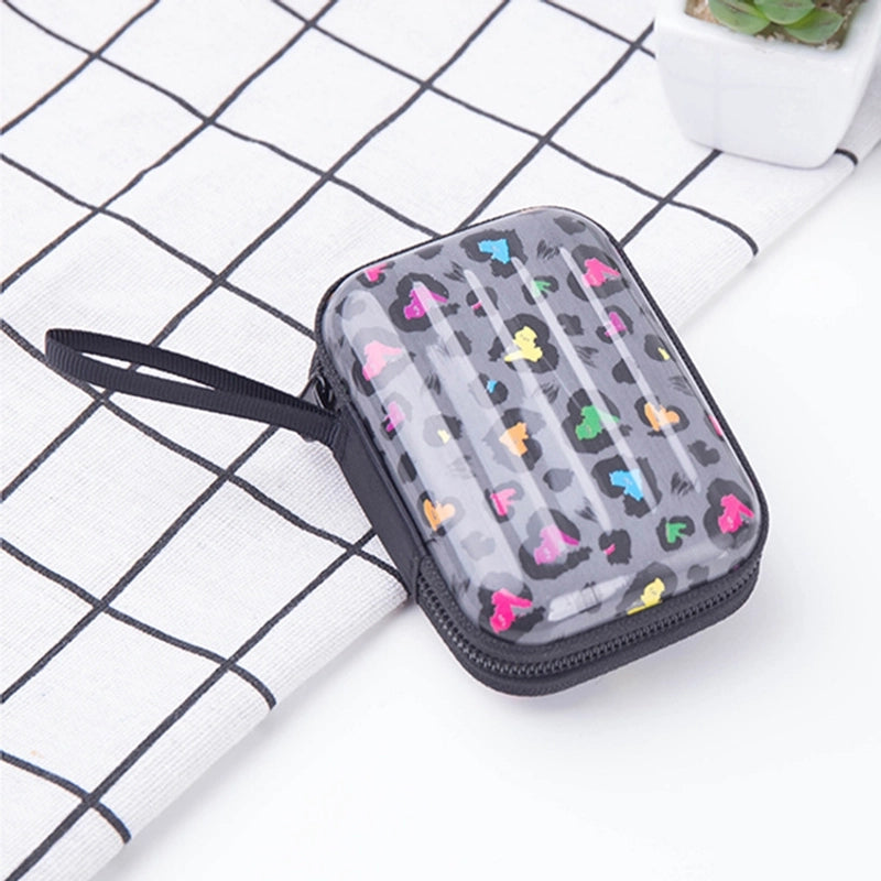 Unisex Solid Color Tinplate Zipper Coin Purses