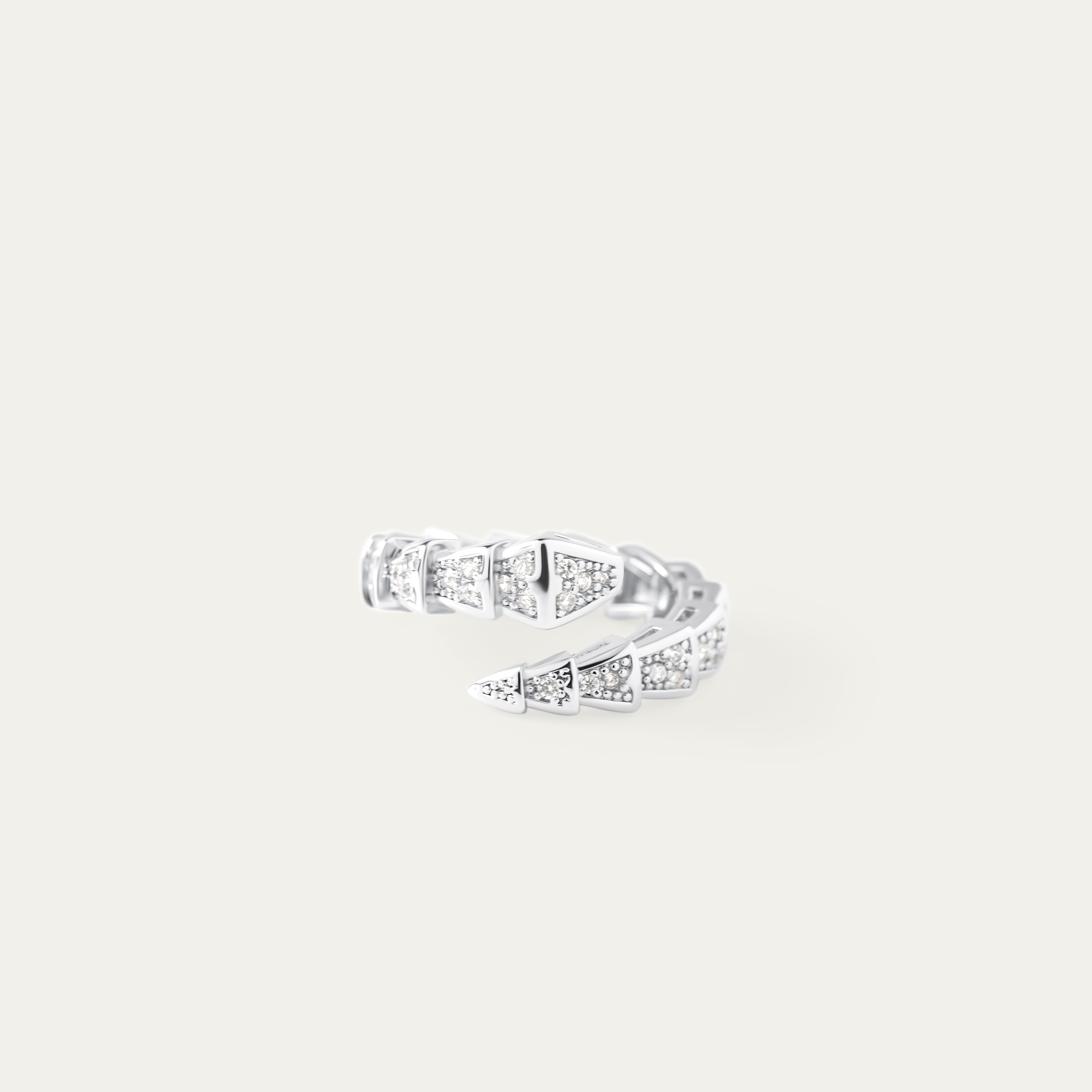 Lega CZ Ring (Silver Brass)