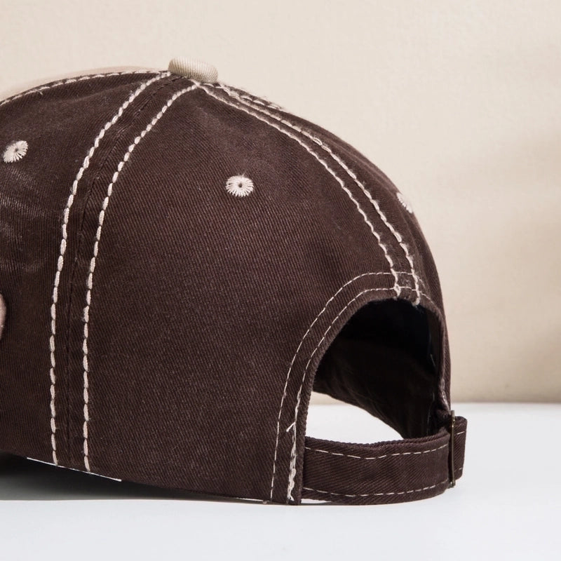 Unisex Embroidery Letter Embroidery Curved Eaves Baseball Cap