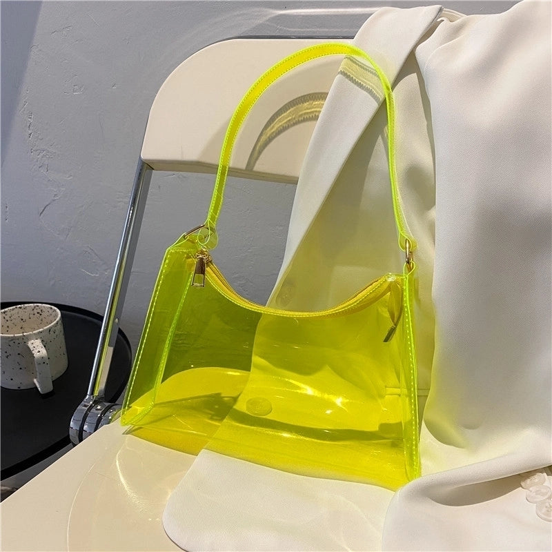 Fashion Simple Transparent Jelly Bag