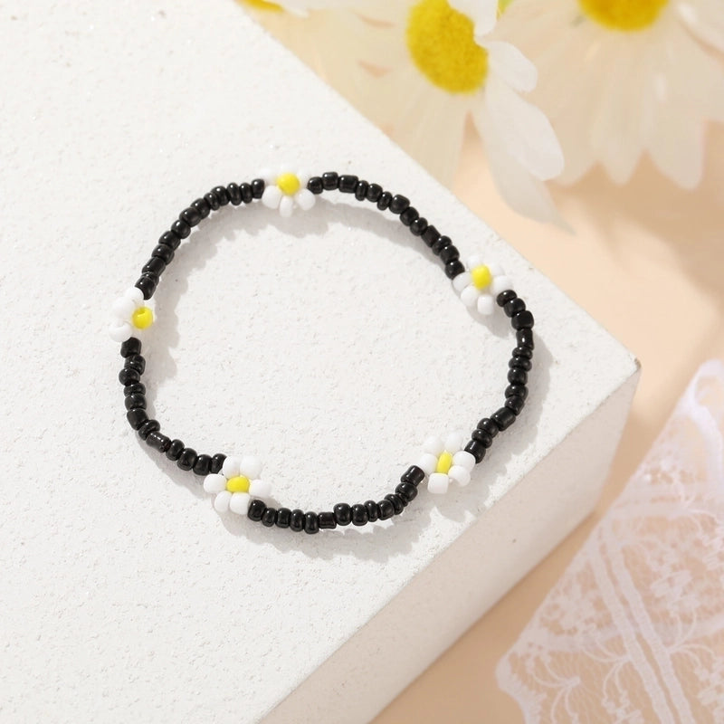 12 Pieces Minimalist Geometric Beaded Inlaid Pearls Women's Necklace