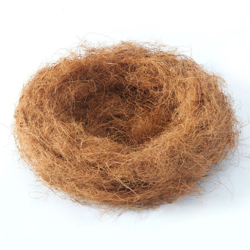 Bird's Nest Parrot Coconut Shell Nest Bed Large Size Bird's Nest Tiger Skin Peony Xuan Feng Pearl Bird Cage Special Warm Straw Woven Toy