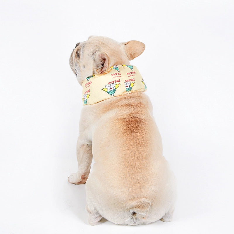 Pet Cooling Scarf Dog Summer Cooling Ice Scarf Cooling Supplies Fadou Corgi Ice Bag Anti-heatstroke