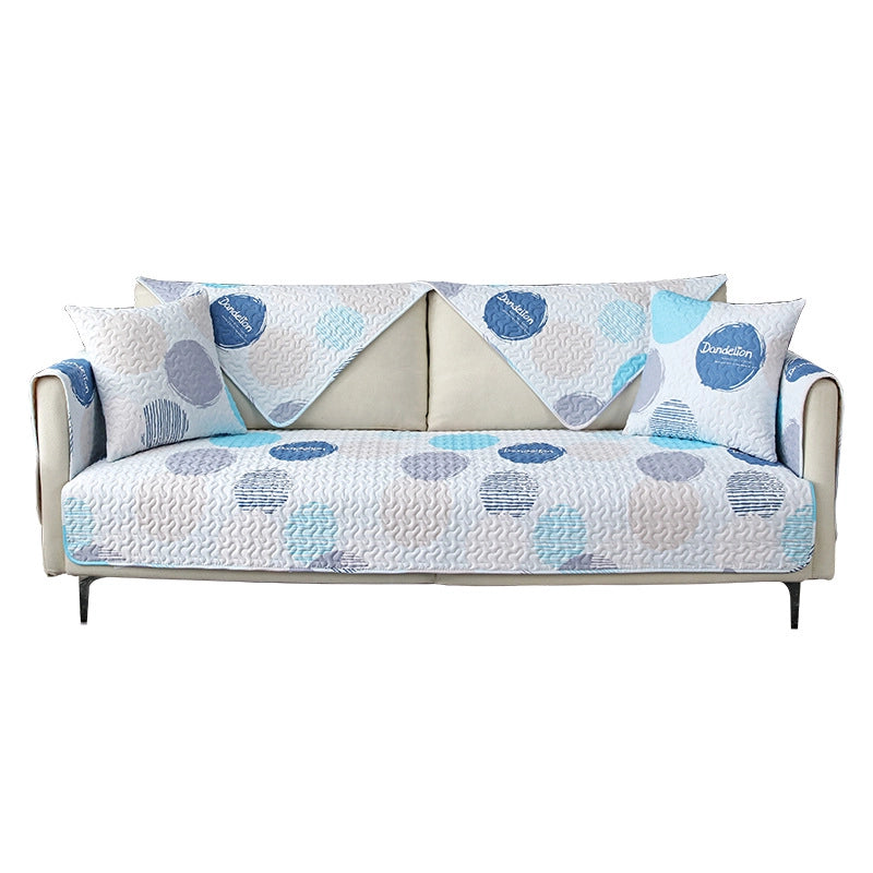 Cotton Sofa Cushion Four Seasons Universal Non-slip Cotton Cushion Light Luxury Sofa Cover Towel Cover Cloth For Hair