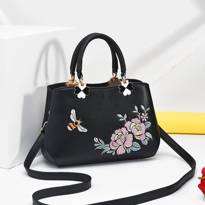 Women's Medium All Seasons Pu Leather Basic Handbag