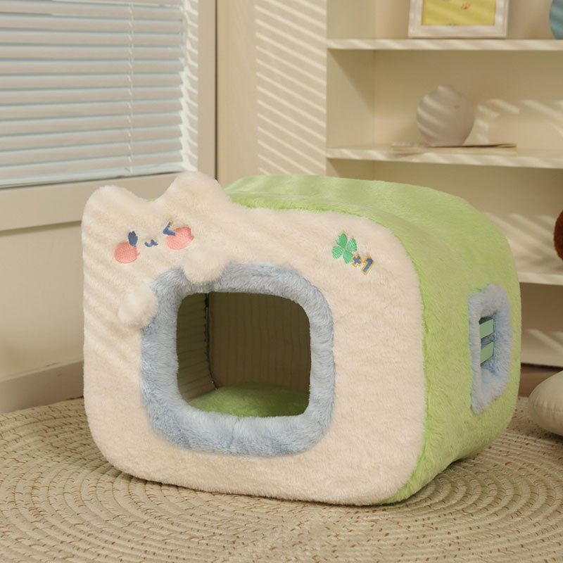 Adorable Vitality Cat House - Polaroid