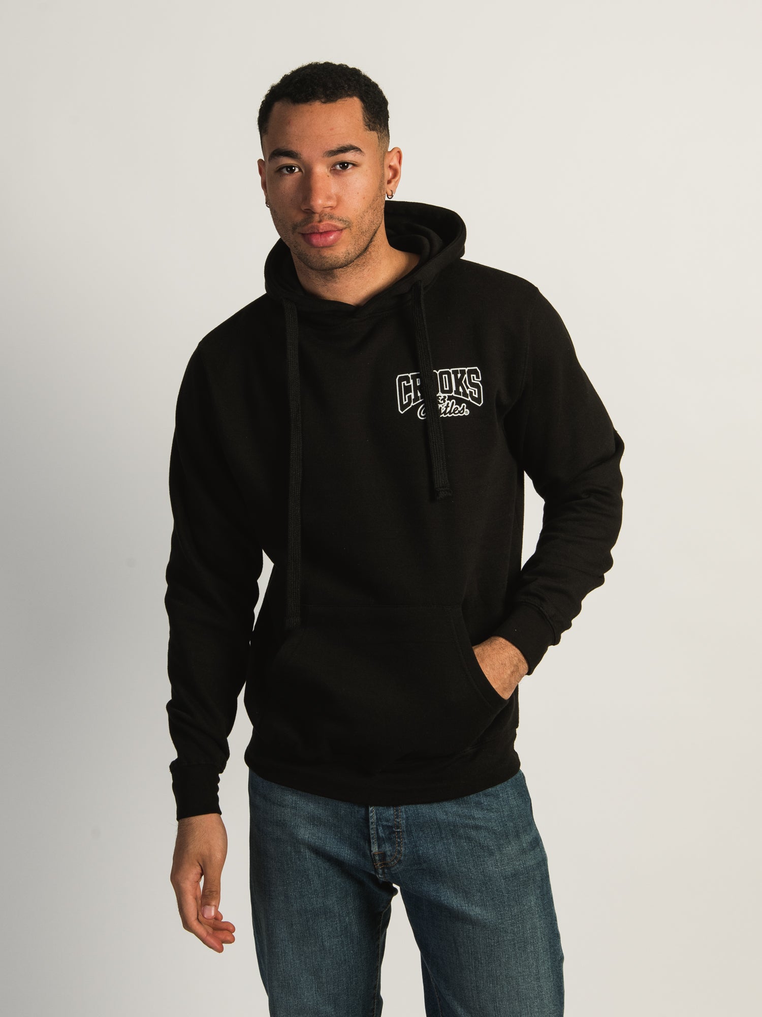 CROOKS & CASTLES PRINT MEDUSA PULLOVER HOODIE