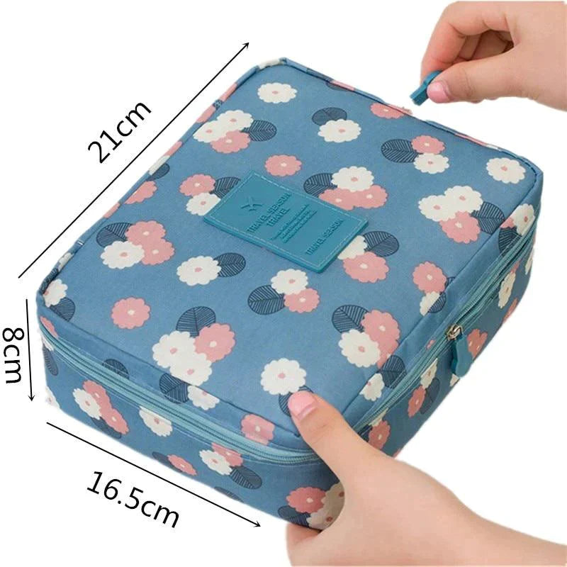 MULTIFUNCTION WOMEN MAKEUP COSMETIC TRAVEL POUCH