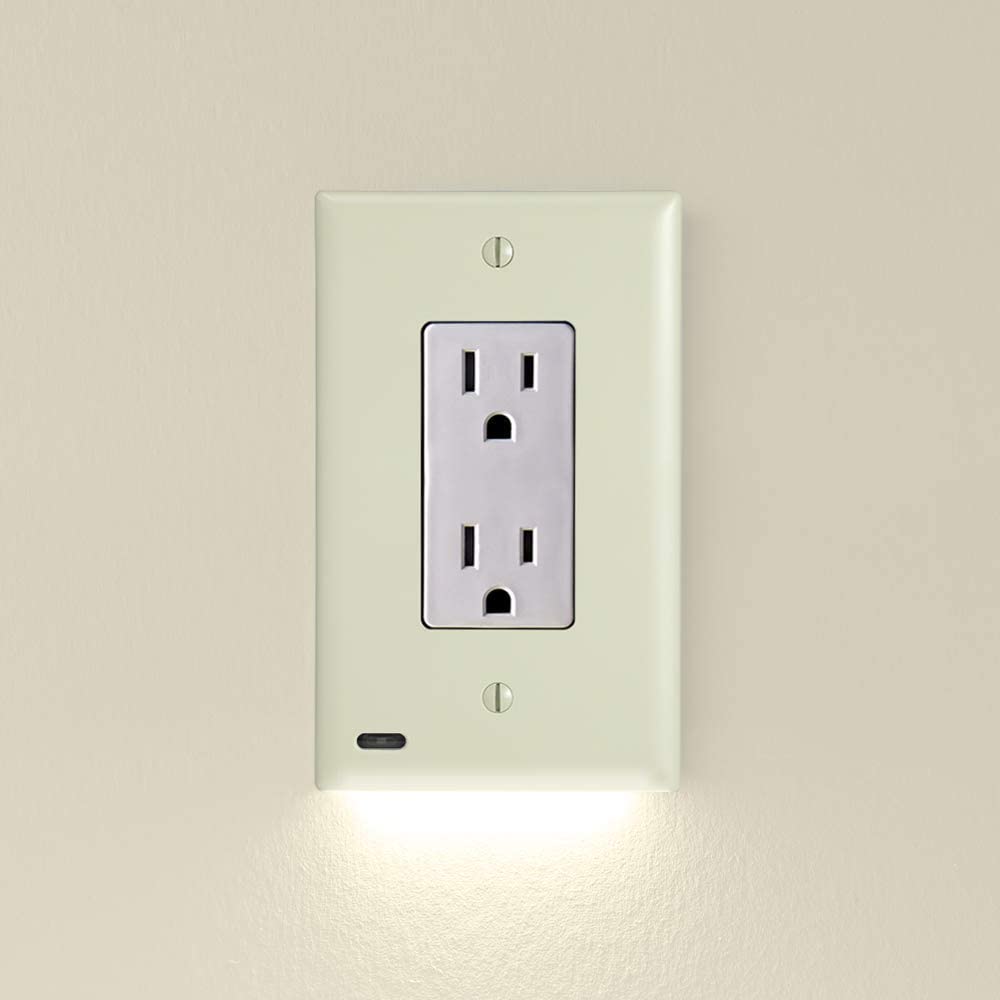 🔥 BIG SALE - 49% OFF🔥Outlet Wall Plate With Night Lights-No Batteries or Wires