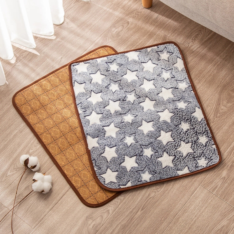 Pet Ice Mat Mat Four Seasons Universal Kennel Mat Summer Cat Nest Cooling Wear-resistant Pet Bed Supplies