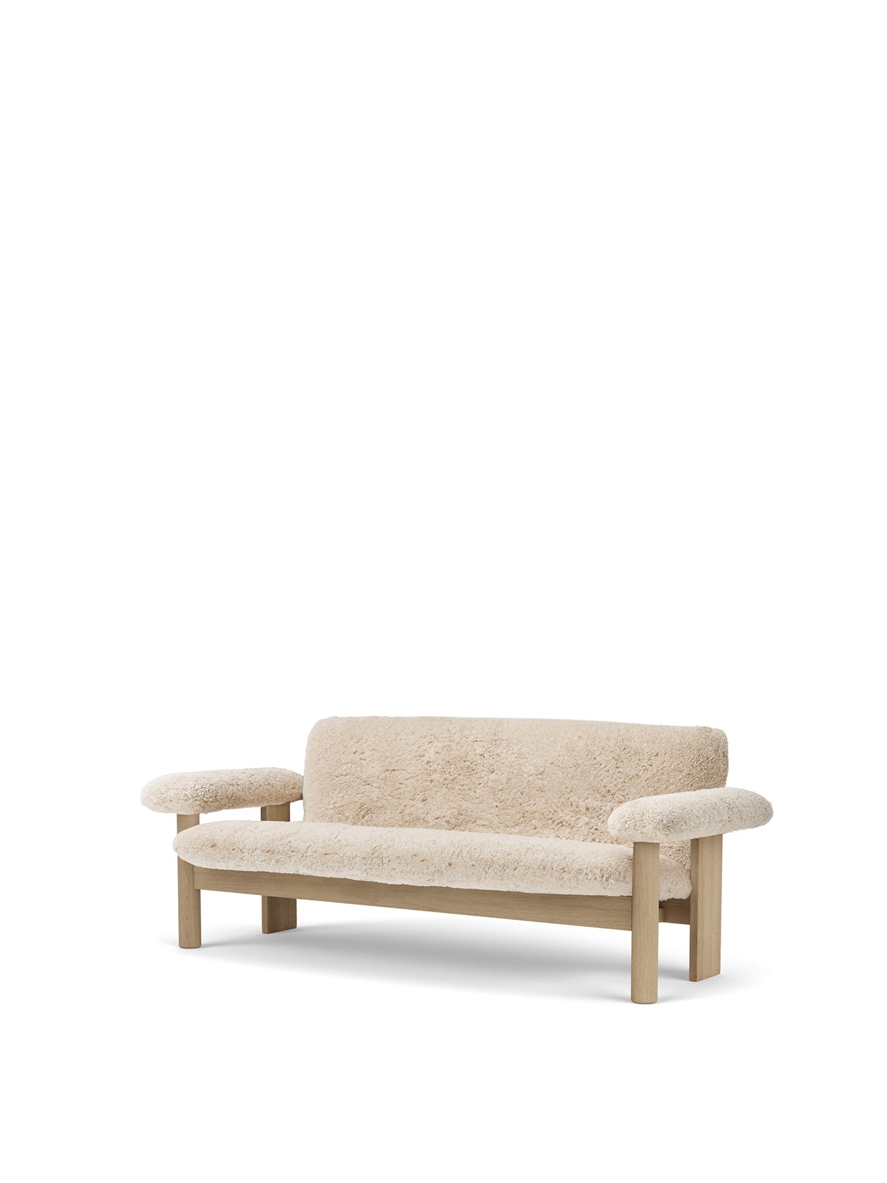Brasilia Sofa. Sheepskin