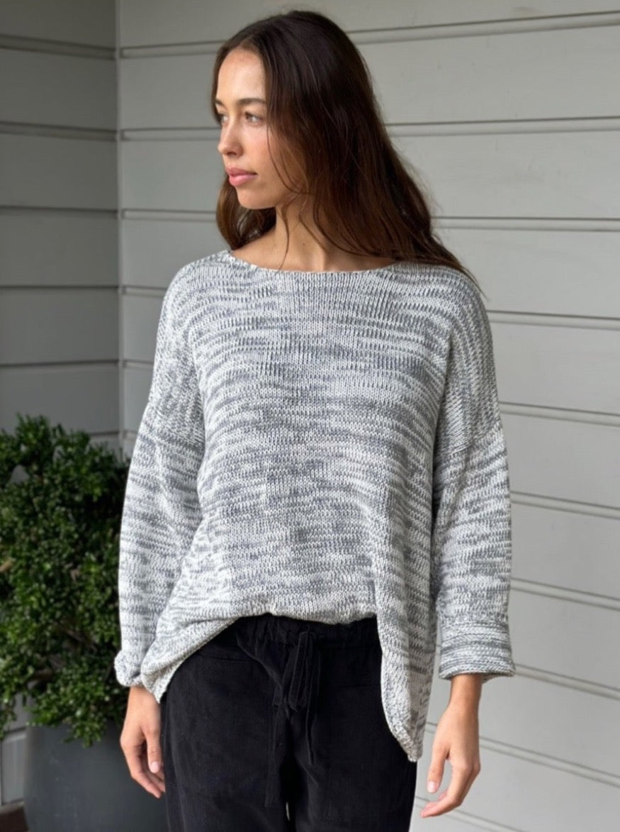ashton jersey - grey mix cotton