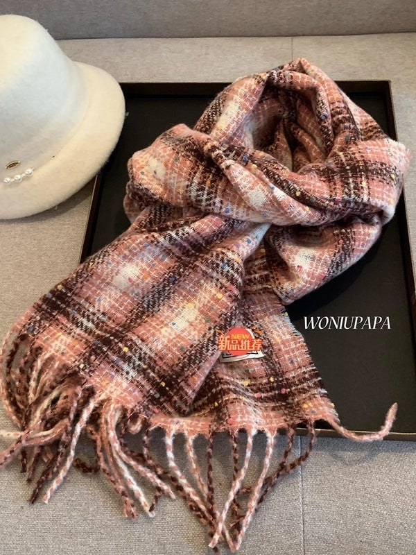Women's Minimalist Classic Style Solid Color Imitation Cashmere Scarf