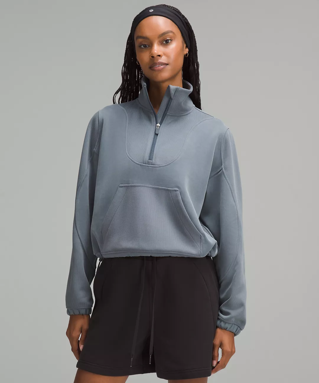 lululemon Brushed Softstreme Ribbed Half Zip
