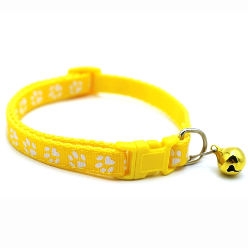 Casual Pp Solid Color Footprint Pet Collar