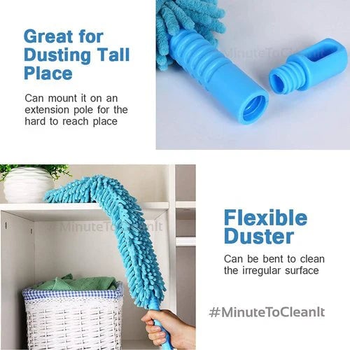 Flexible Microfiber Duster With Long Handle