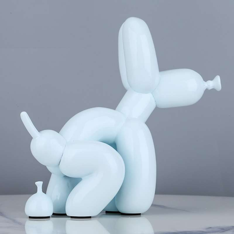 Balloon Dog Doing Business Sculpture