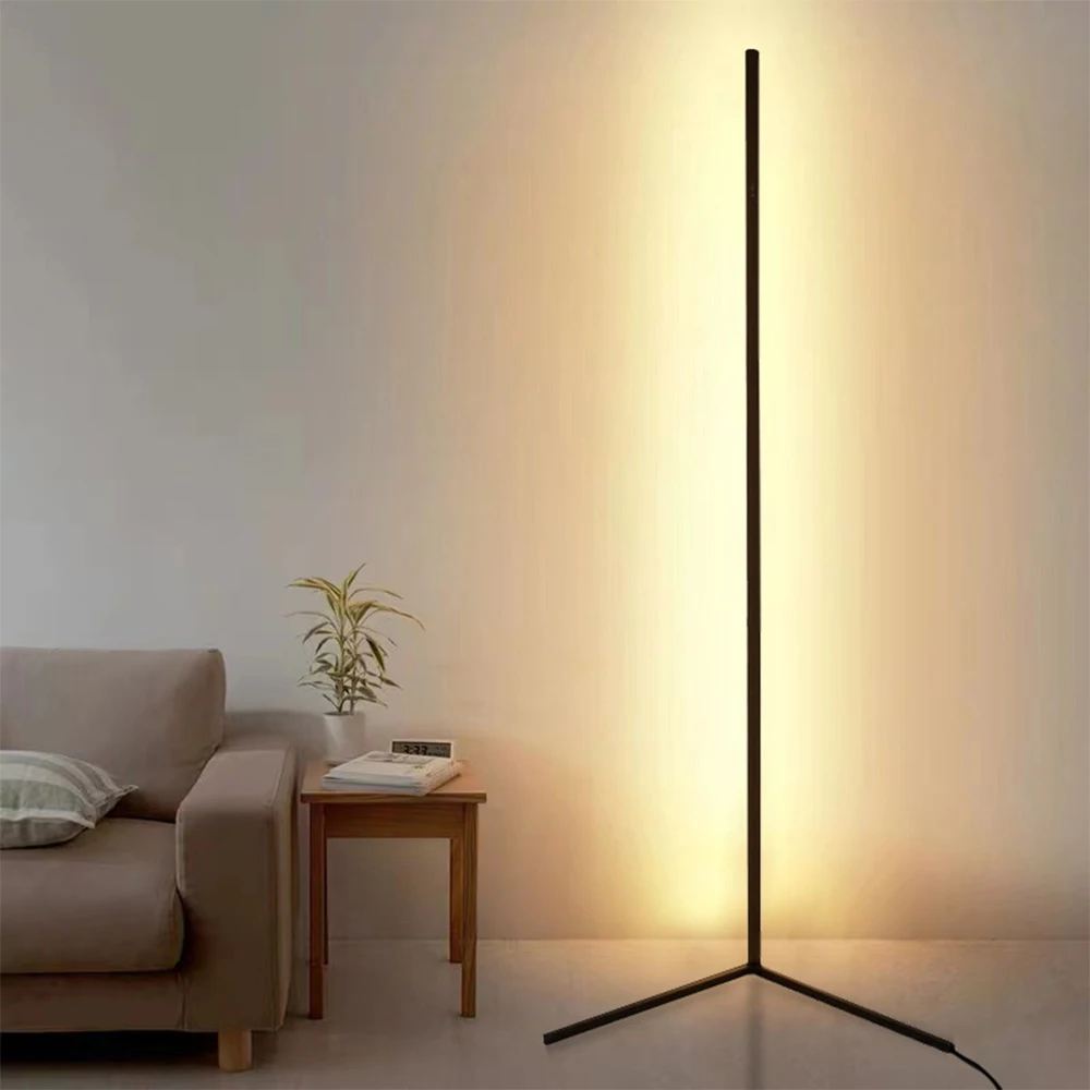 Smart Tuya APP control modern design RGB music rhythm home decor detachable LED floor lamp with remote control