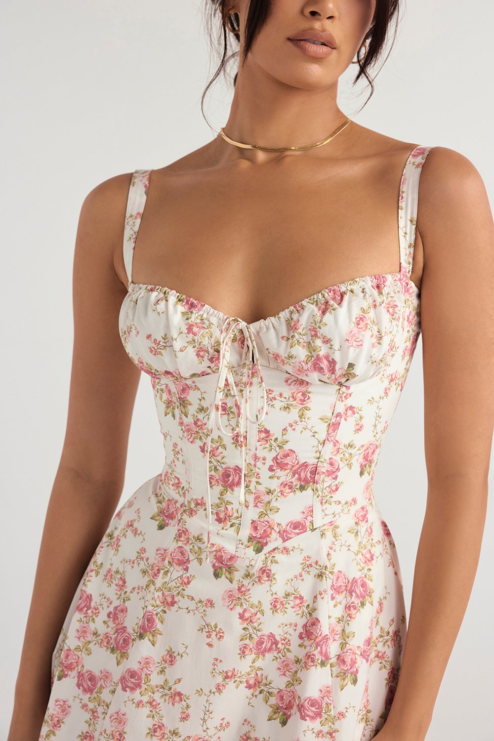 CARMEN PRINT BUSTIER SUNDRESS