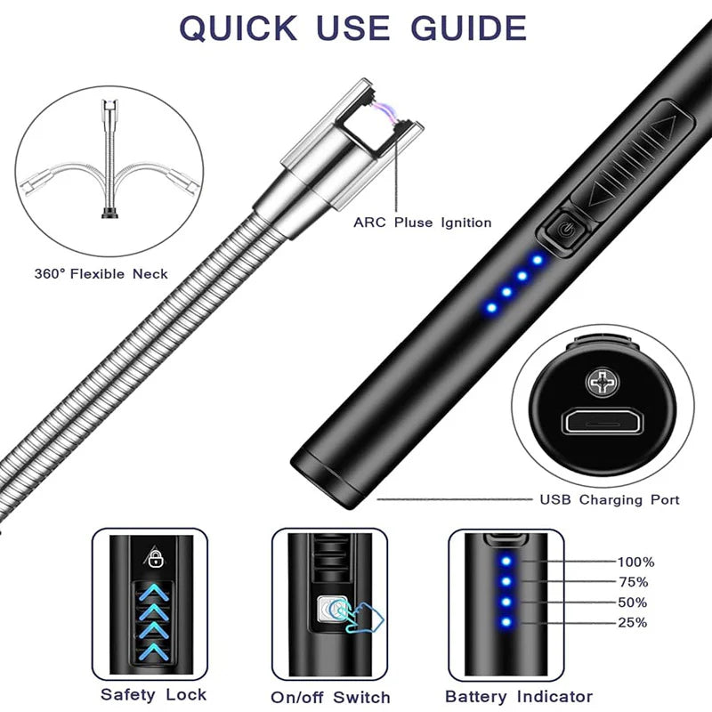 RECHARGEABLE ELECTRIC LIGHTER (TYPE C)