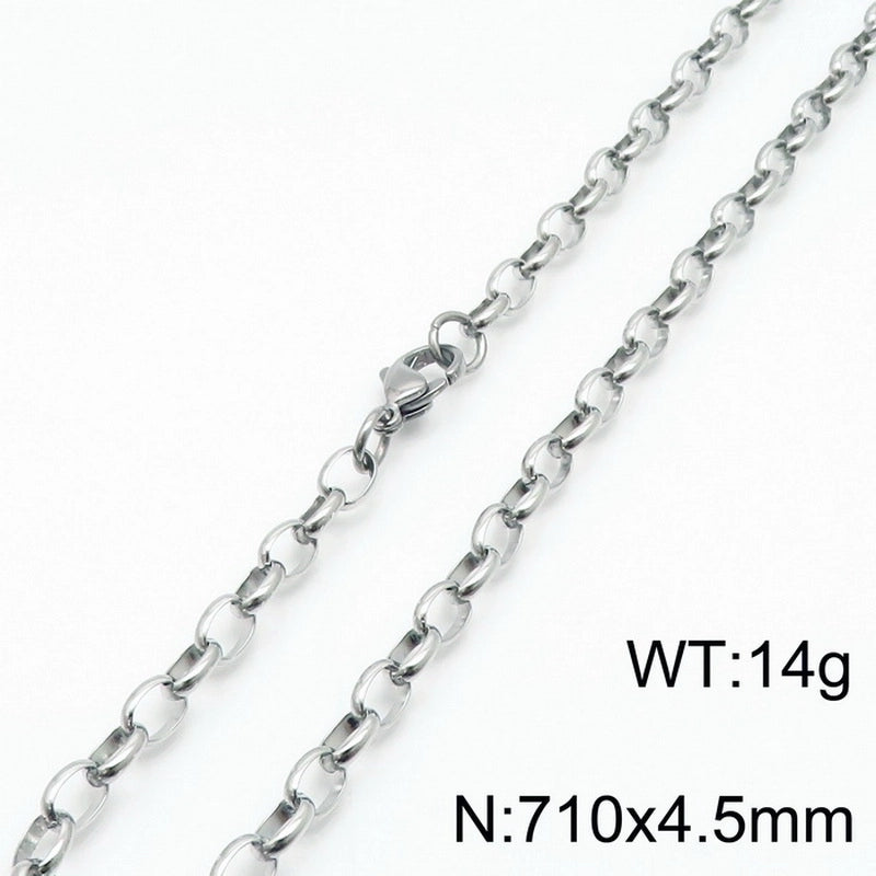 Fashion Geometric Titanium Steel 18K Gold Plated Bracelets In Bulk
