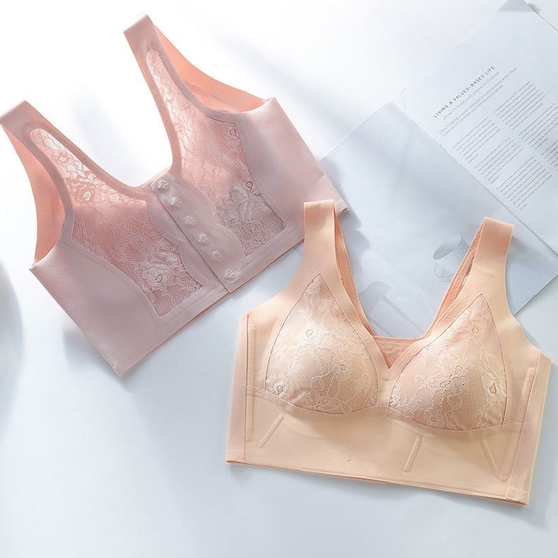 🤩No More Pesky Bra Rolls - Side Compression Full Coverage Bra