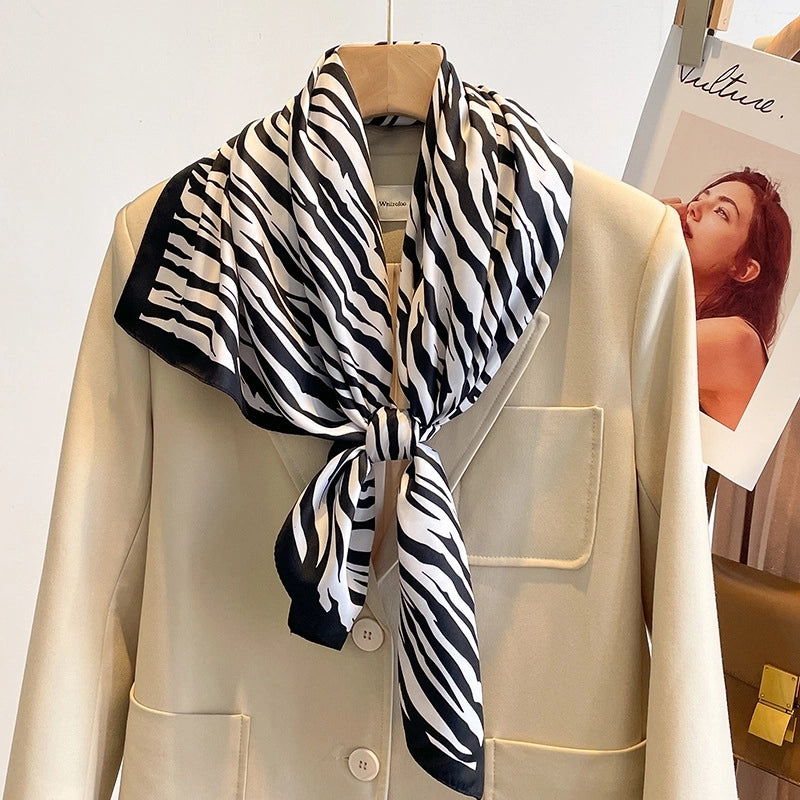 Women's Casual Minimalist Bag Shoe Polyester Silk Scarf