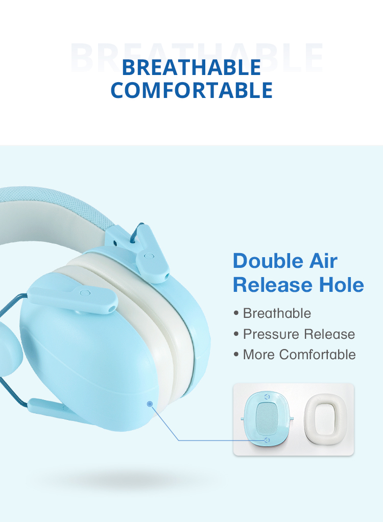 Hearing protector ear muff kids teen over ear safe headphone for outdoor activities