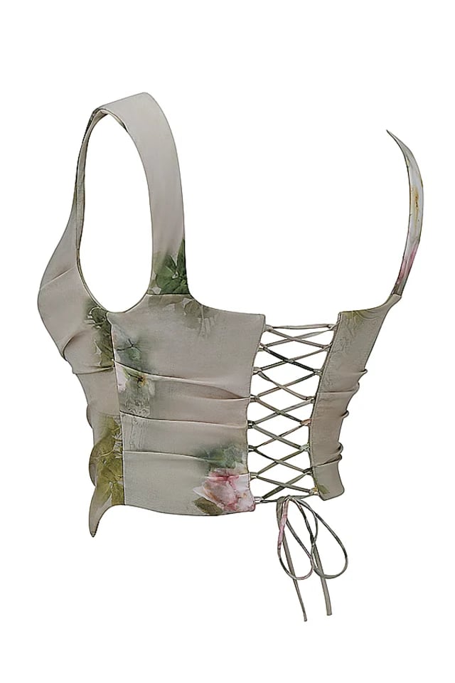 🥰VINTAGE FLORAL PRINT CORSET🔥HOT SALES 45% OFF